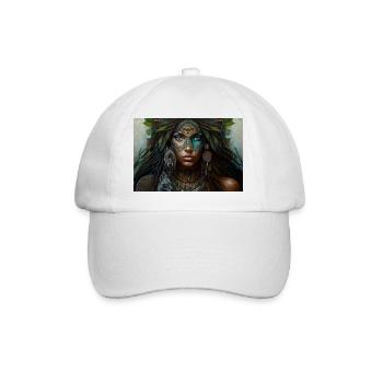 Cadeau vaudou néo-indien - Casquette classique - blanc/blanc - Devant