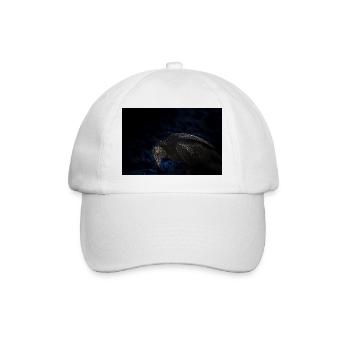 The terrible vulture with the red eye - Baseball Cap - white/white - Front