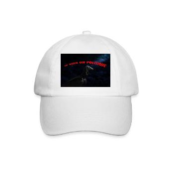 je suis un politique - Casquette classique - blanc/blanc - Devant