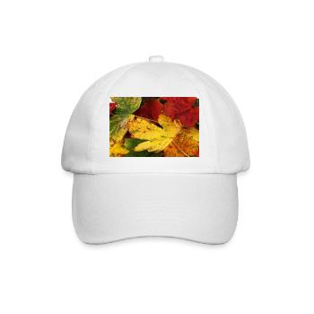 Autumn leaves - Baseball Cap - white/white - Front