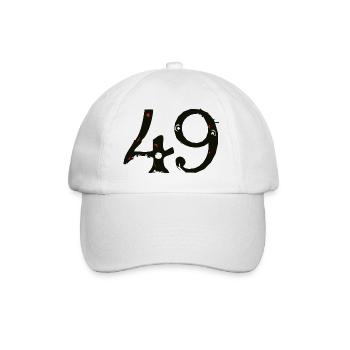 49 number forty-nine 2003 A - Baseball Cap - white/white - Front