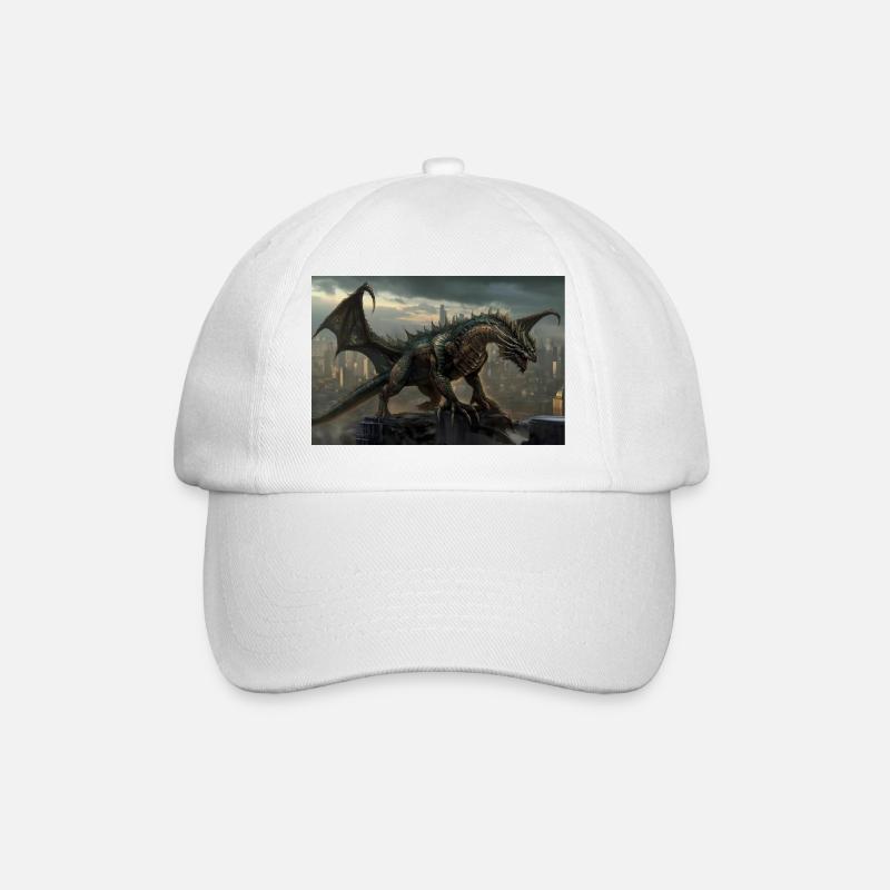 Dragon 3 - Baseball Cap - white/white