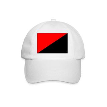Anarchie - Casquette classique - blanc/blanc - Devant