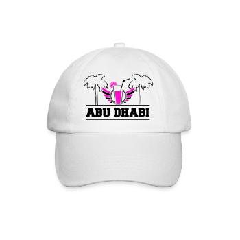 Abu Dhabi - Baseball Cap - white/white - Front