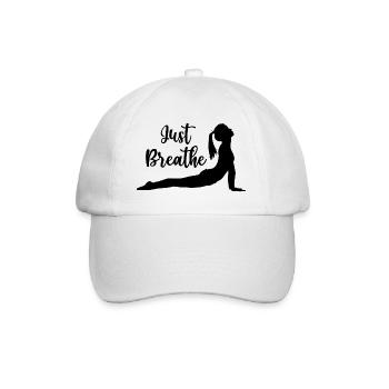 Yoga Geschenkidee - Namaste - Baseballkappe - Weiß/Weiß - Vorne