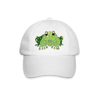 Grenouille - Casquette classique - blanc/blanc - Devant