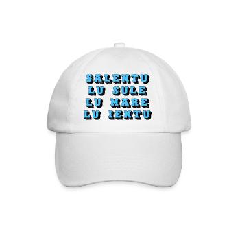 Salento lu sule lu mare lu ieuntu - Casquette classique - blanc/blanc - Devant