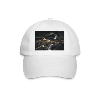 Mauvaise humeur sombre longue exposition - Casquette classique - blanc/blanc - Devant
