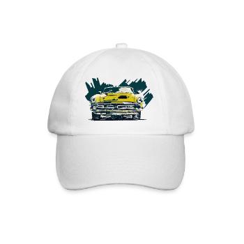 Voiture rétro - Casquette classique - blanc/blanc - Devant