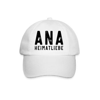 Annaberg Erzgebirge Heimatliebe - Baseballkappe - Weiß/Weiß - Vorne