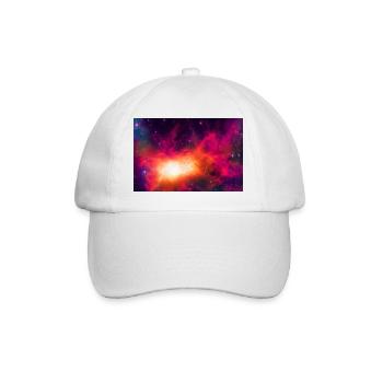 Cosmic Nebula in Space 1 - Baseball Cap - white/white - Front