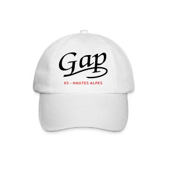 Gap - Hautes Alpes - Casquette classique - blanc/blanc - Devant