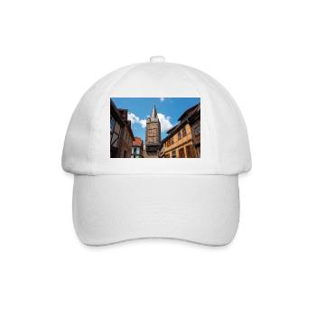 Schreckensturm Quedlinburg - Baseballkappe - Weiß/Weiß - Vorne