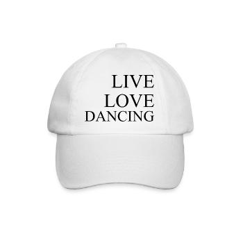 Dancing Dance Music - Baseball Cap - white/white - Front