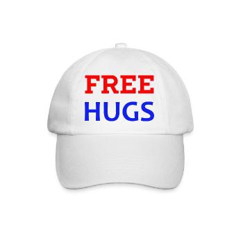 Free Hugs - Casquette classique - blanc/blanc - Devant