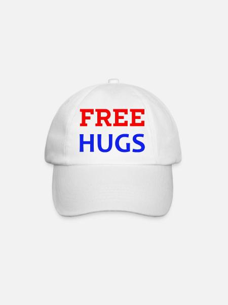 Free Hugs - Casquette classique - blanc/blanc