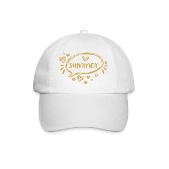 Summer - Baseballkappe - Weiß/Weiß - Vorne