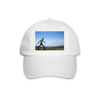 Nordic Walking - Baseballkappe - Weiß/Weiß - Vorne