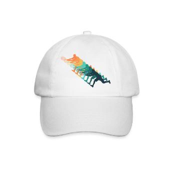 Tennis rétro - Casquette classique - blanc/blanc - Devant