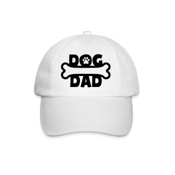 Dog Dad - Dog Owners - Dog Owners - Baseball Cap - white/white - Front