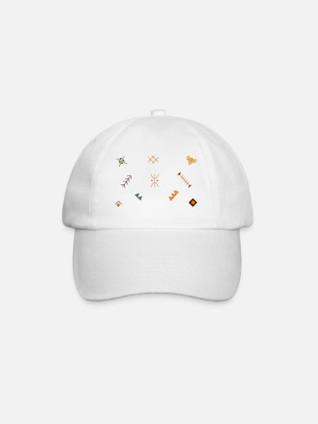 design berbère - Casquette classique - blanc/blanc