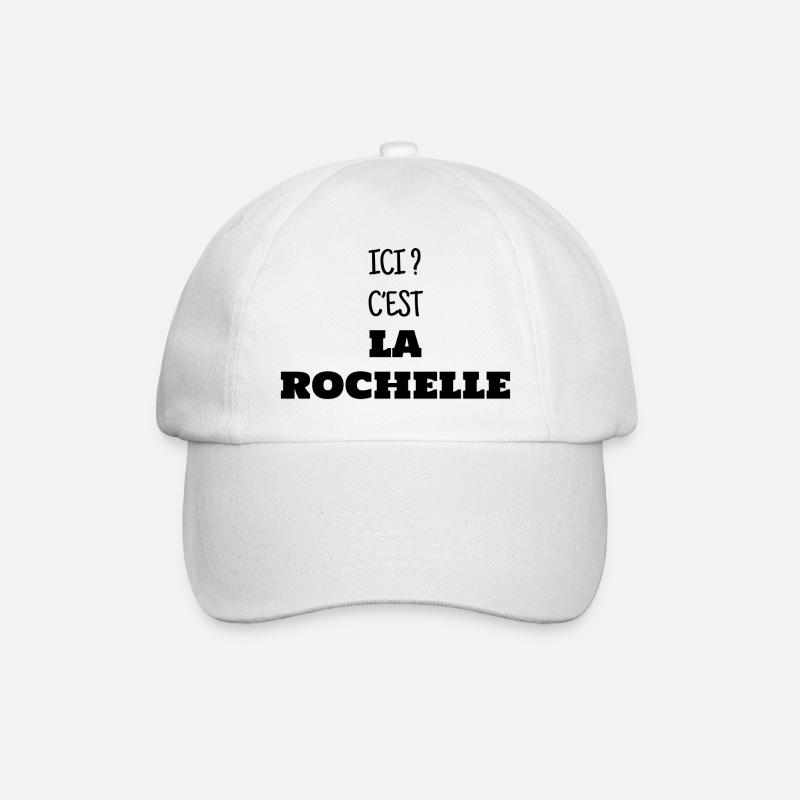 ICI C EST LA ROCHELLE - Casquette classique - blanc/blanc
