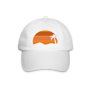 design rétro - Casquette classique - blanc/blanc - Devant
