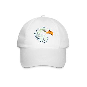 EAGLE LOGO - Casquette classique - blanc/blanc - Devant