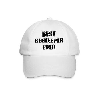 Bester Imker aller Zeiten - Baseballkappe - Weiß/Weiß - Vorne