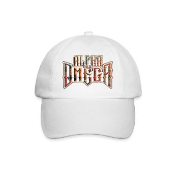 I am Alpha and Omega Jesus Christ Hope Bible Faith - Baseball Cap - white/white - Front