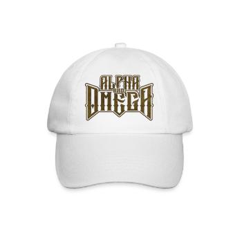 I am Alpha and Omega Jesus Christ Hope Bible Faith - Baseball Cap - white/white - Front