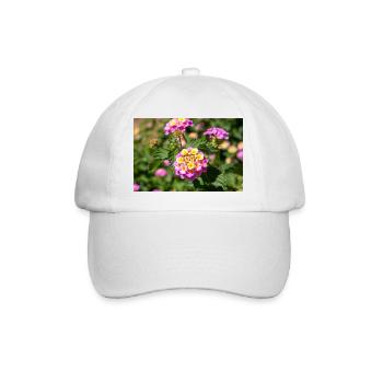 Lantana also Spanish flag Wandelröschen - Baseball Cap - white/white - Front