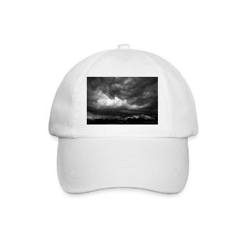 before the storm - Baseball Cap - white/white - Front