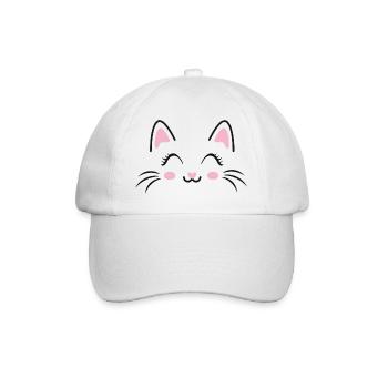 Chats Animaux de compagnie Chat Amour Dictons drôles - Casquette classique - blanc/blanc - Devant