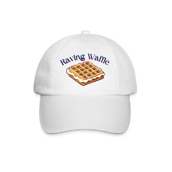 Raving Waffle Party - Baseball Cap - white/white - Front