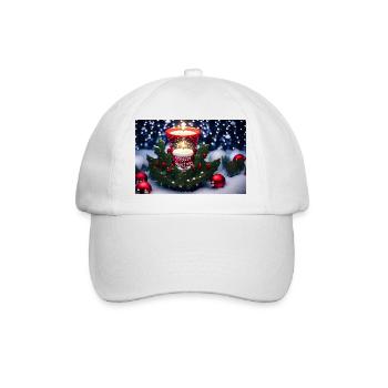Noël - Casquette classique - blanc/blanc - Devant