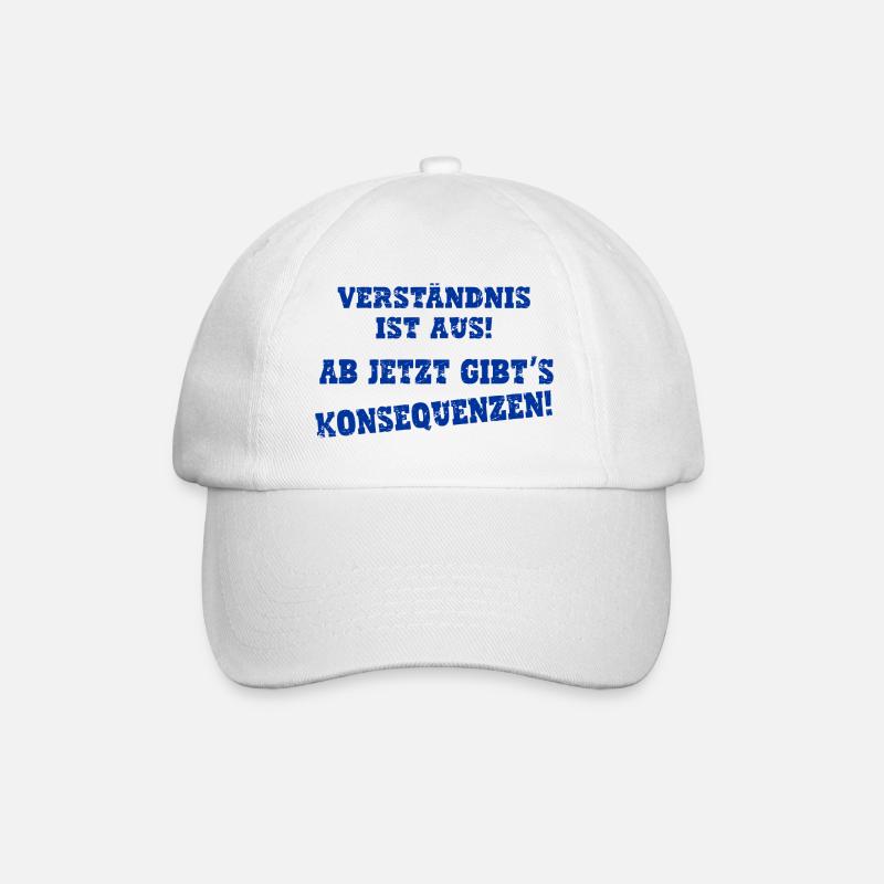 verständnis ist aus, Ouzimade - Baseballkappe - Weiß/Weiß