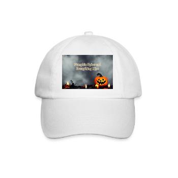 Halloween pumpkin - Baseball Cap - white/white - Front