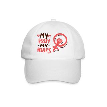 L’émancipation du pouvoir des femmes - Casquette classique - blanc/blanc - Devant