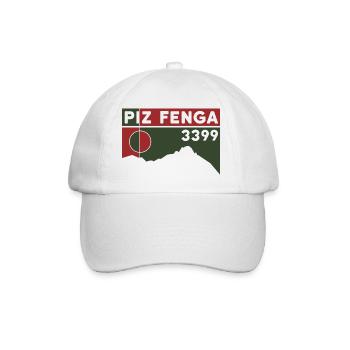 Piz Fenga Fluchthorn Mountain Tour High Tour Souvenirs - Baseball Cap - white/white - Front