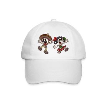 Mexican Skeletons - Baseball Cap - white/white - Front