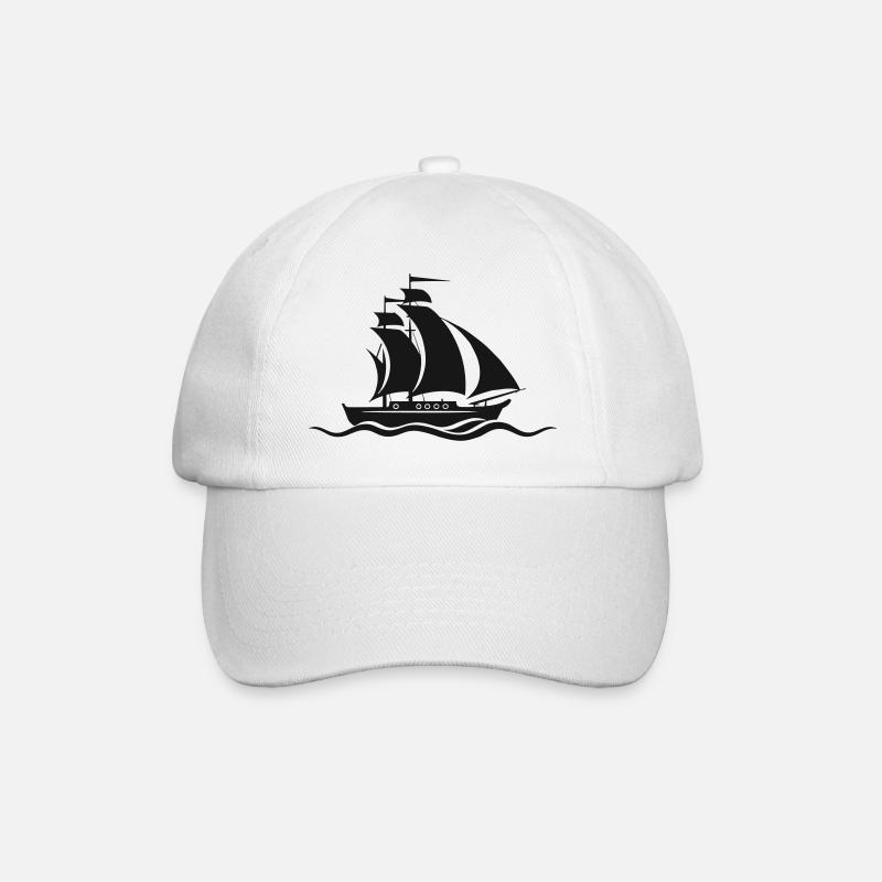 Sail Away Adventure - Baseball Cap - white/white