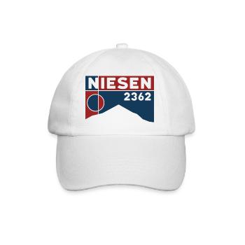 Sneeze, Hiking, Hike, Stair Running, Height, Souvenir - Baseball Cap - white/white - Front