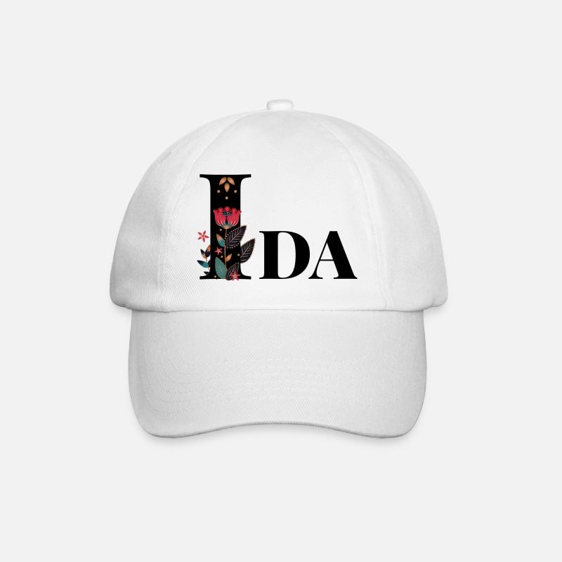Ida - Casquette classique - blanc/blanc