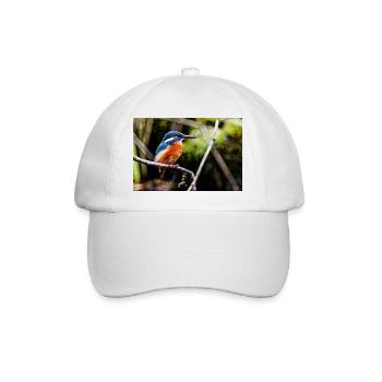 Eisvogel - Baseballkappe - Weiß/Weiß - Vorne