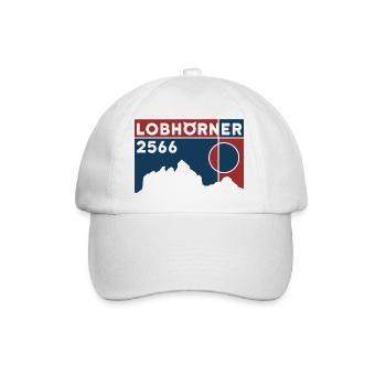 Lobhörner Hike Crossing Topo Ski Tour - Baseball Cap - white/white - Front