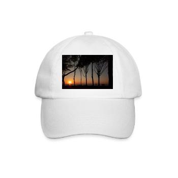 Sunset at the Baltic Sea - Baseball Cap - white/white - Front