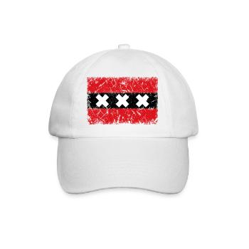 Amsterdam - Baseball Cap - white/white - Front