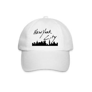 New York - Casquette classique - blanc/blanc - Devant