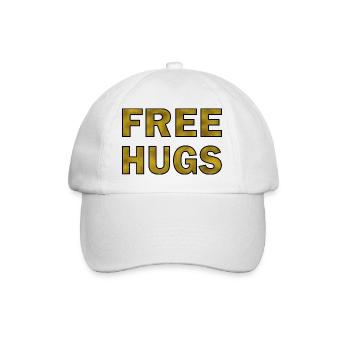 Free Hugs Golden - Baseball Cap - white/white - Front